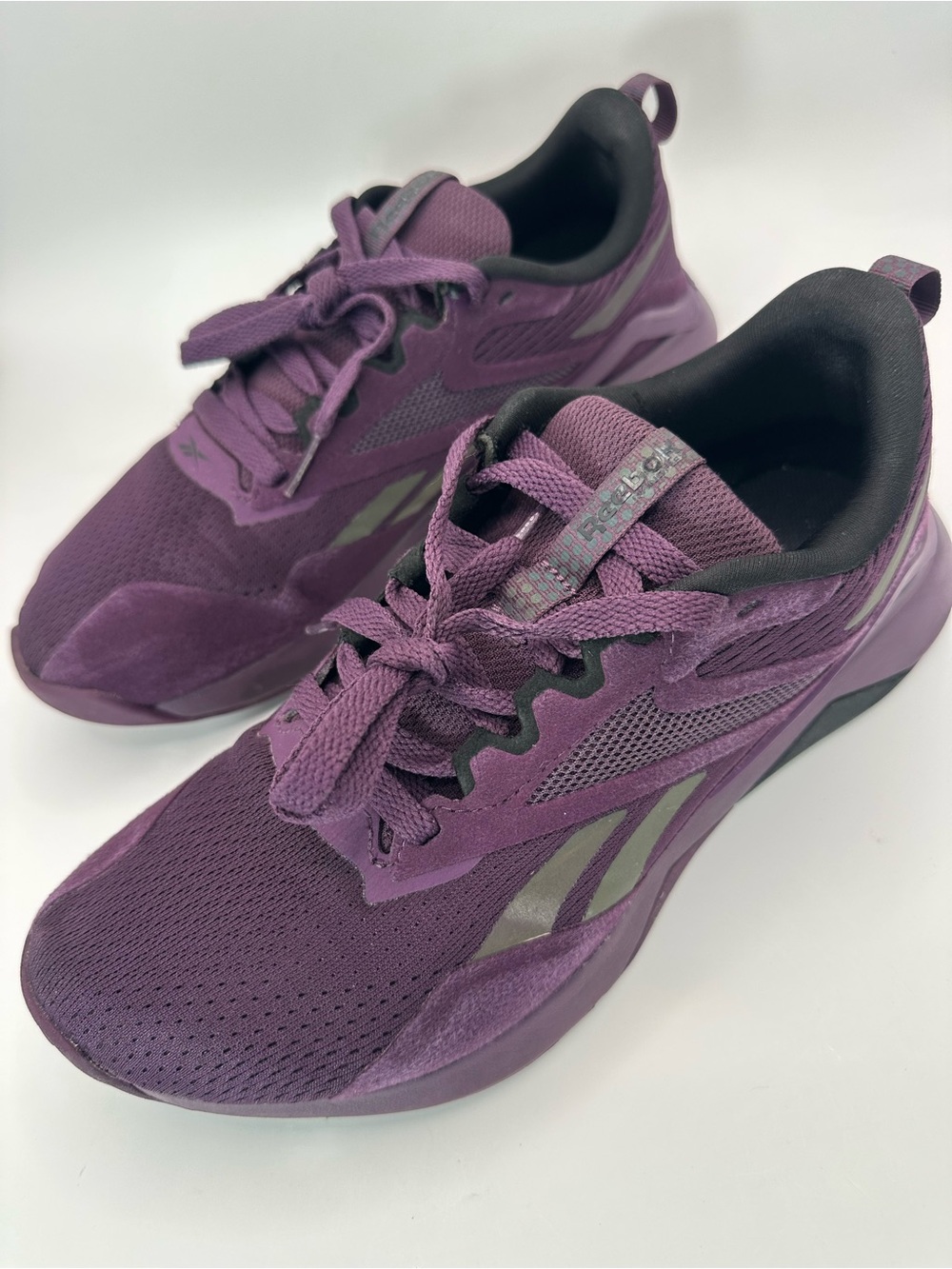 Reebok V2 Women's Plum Athletic Sneakers